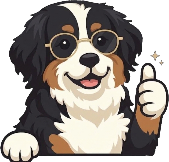 Polly, the PollyReg mascot, giving a thumbs up